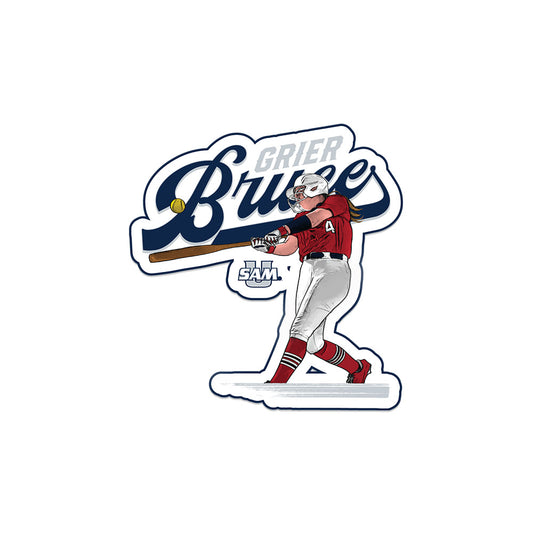 Samford - NCAA Softball : Grier Bruce - Stickers