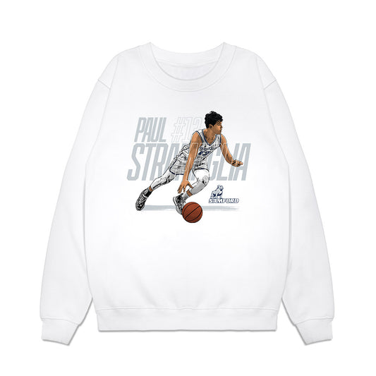 Samford - NCAA Men's Basketball : Paul Stramaglia - Caricature Premium Crewneck Sweatshirt-0