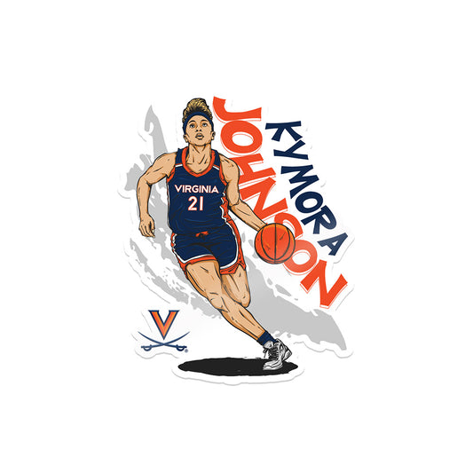 Virginia - NCAA Women's Basketball : Kymora Johnson - Sticker