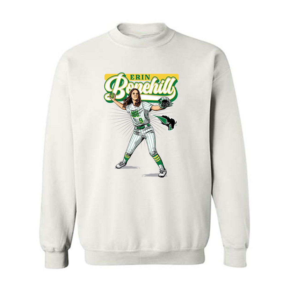 OKBU - NCAA Softball : Erin Bonehill - Crewneck Sweatshirt Individual Caricature