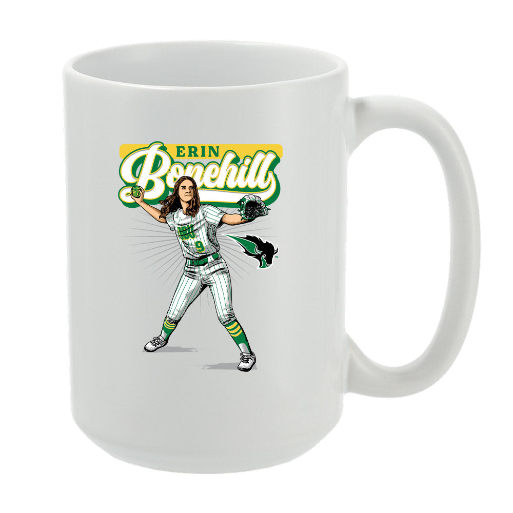 OKBU - NCAA Softball : Erin Bonehill - Mug Individual Caricature