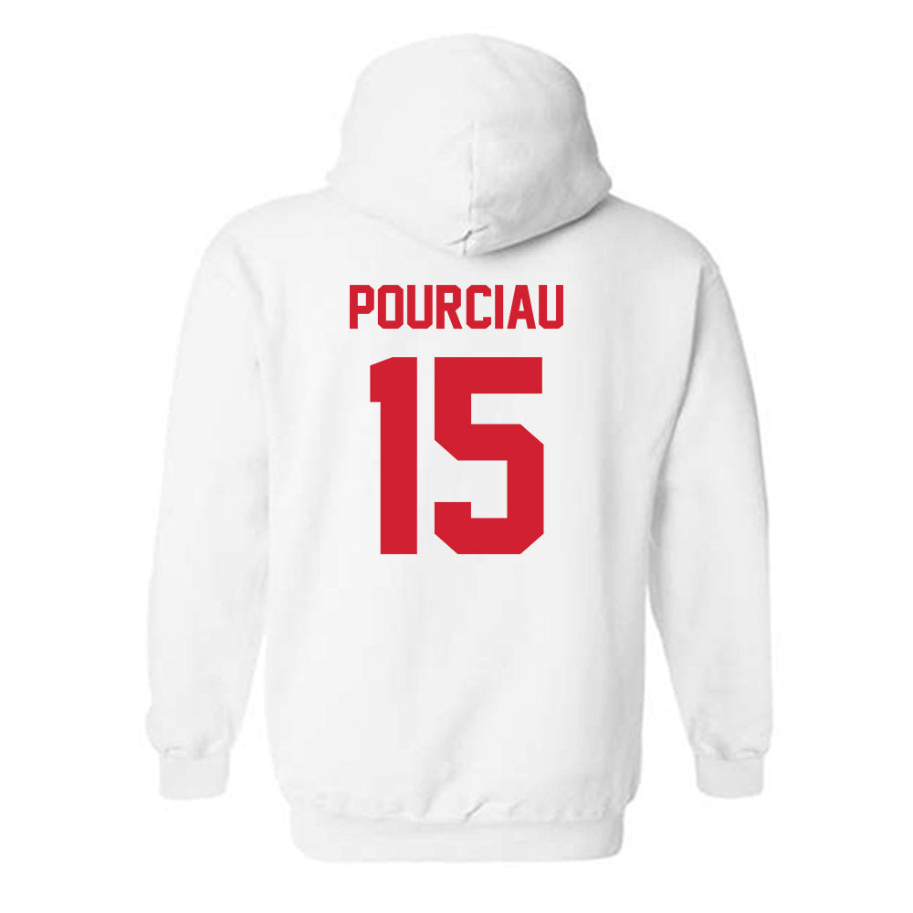 Louisiana - NCAA Baseball : Clayton Pourciau - Vintage Hooded Sweatshirt Classic Shersey