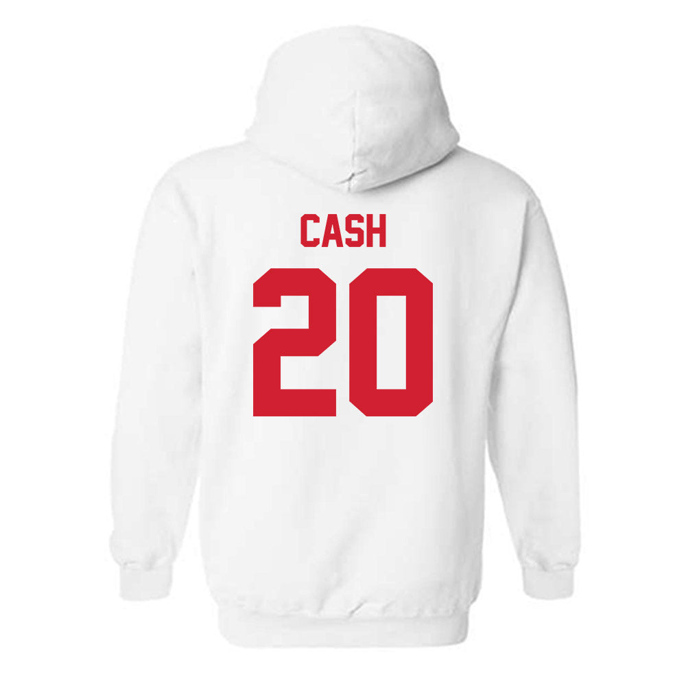 Louisiana - NCAA Baseball : Steven Cash - Vintage Hooded Sweatshirt Classic Shersey