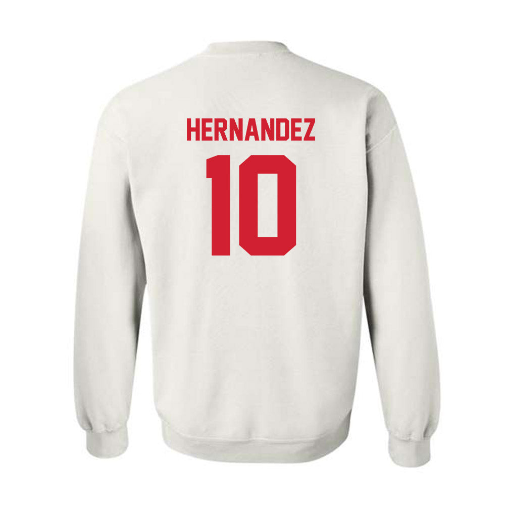 Louisiana - NCAA Baseball : Rigoberto Hernandez - Classic Shersey Crewneck Sweatshirt-1