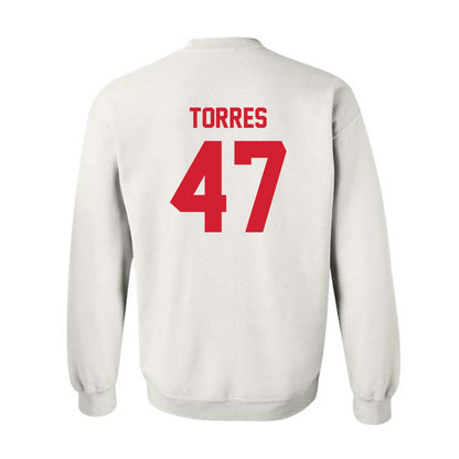 Louisiana - NCAA Baseball : Jose Torres - Vintage Crewneck Sweatshirt Classic Shersey