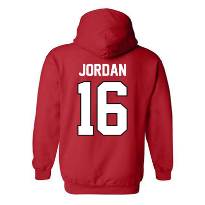 Texas Tech - NCAA Baseball : Will Jordan - Classic Shersey Hooded Sweatshirt-1