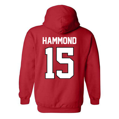 Texas Tech - NCAA Football : William Hammond - Classic Shersey Hooded Sweatshirt