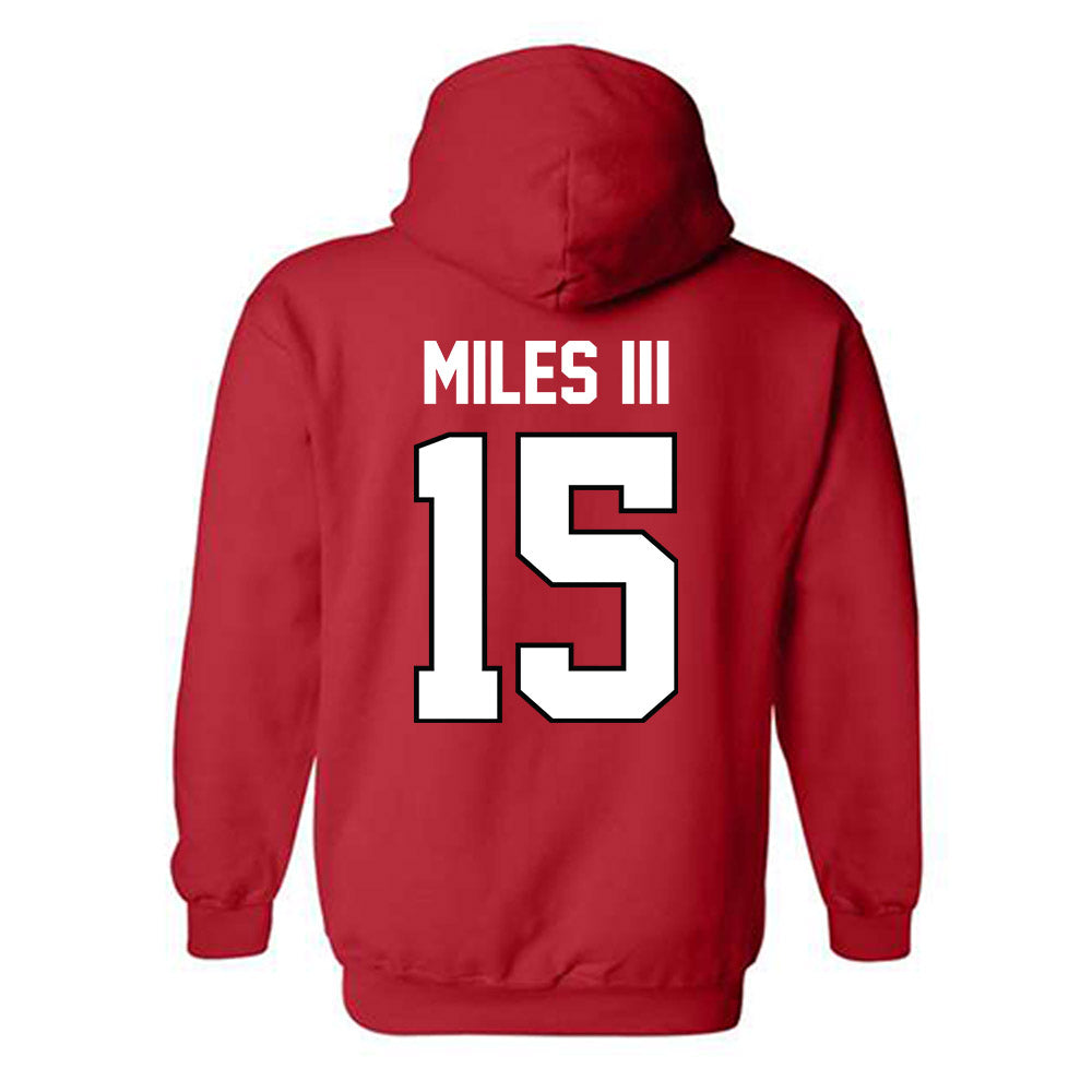 Texas Tech - NCAA Football : Oliver Miles III - Classic Shersey Hooded Sweatshirt-1