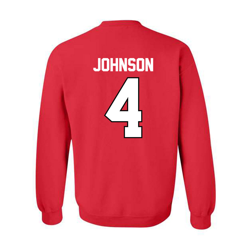 Texas Tech - NCAA Baseball : Kendyl Johnson - Classic Shersey Crewneck Sweatshirt-1