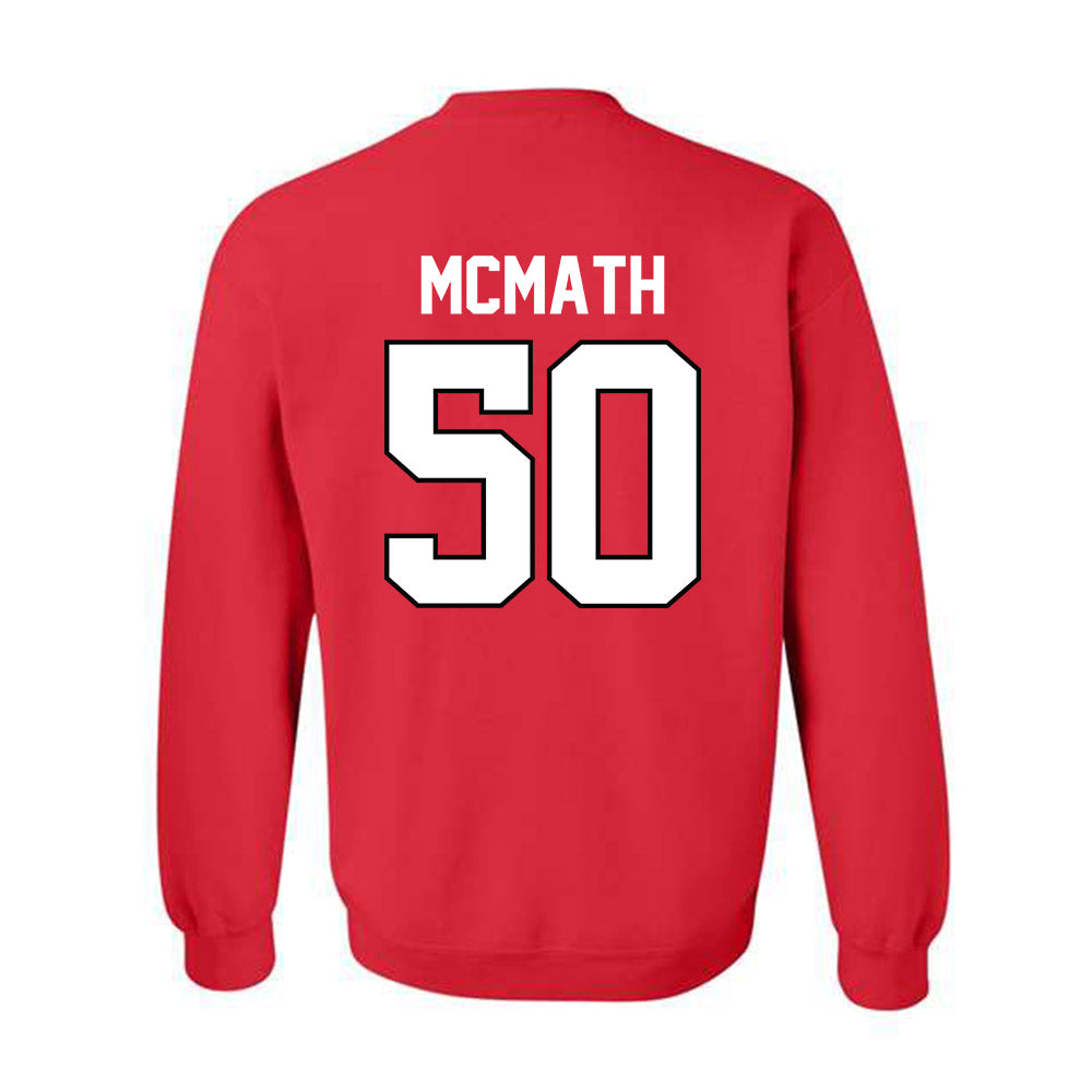 Texas Tech - NCAA Football : Patrick McMath - Classic Shersey Crewneck Sweatshirt-1