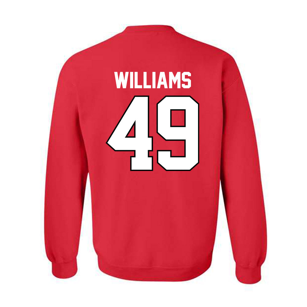 Texas Tech - NCAA Baseball : Carter Williams - Classic Shersey Crewneck Sweatshirt-1
