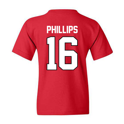 Texas Tech - NCAA Football : Holden Phillips - Classic Shersey Youth T-Shirt-1