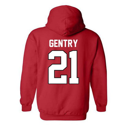 Texas Tech - NCAA Football : Tristian Gentry - Classic Shersey Hooded Sweatshirt-1