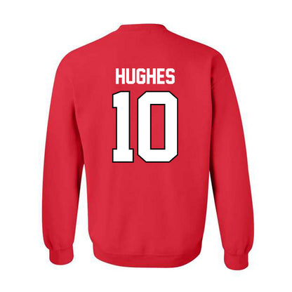 Texas Tech - NCAA Baseball : Logan Hughes - Classic Shersey Crewneck Sweatshirt-1