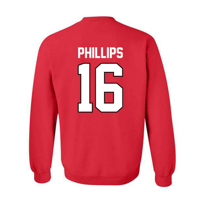 Texas Tech - NCAA Football : Holden Phillips - Classic Shersey Crewneck Sweatshirt-1