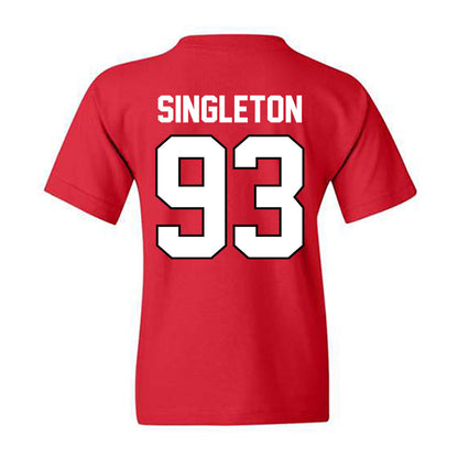 Texas Tech - NCAA Football : Dylan Singleton - Classic Shersey Youth T-Shirt-1