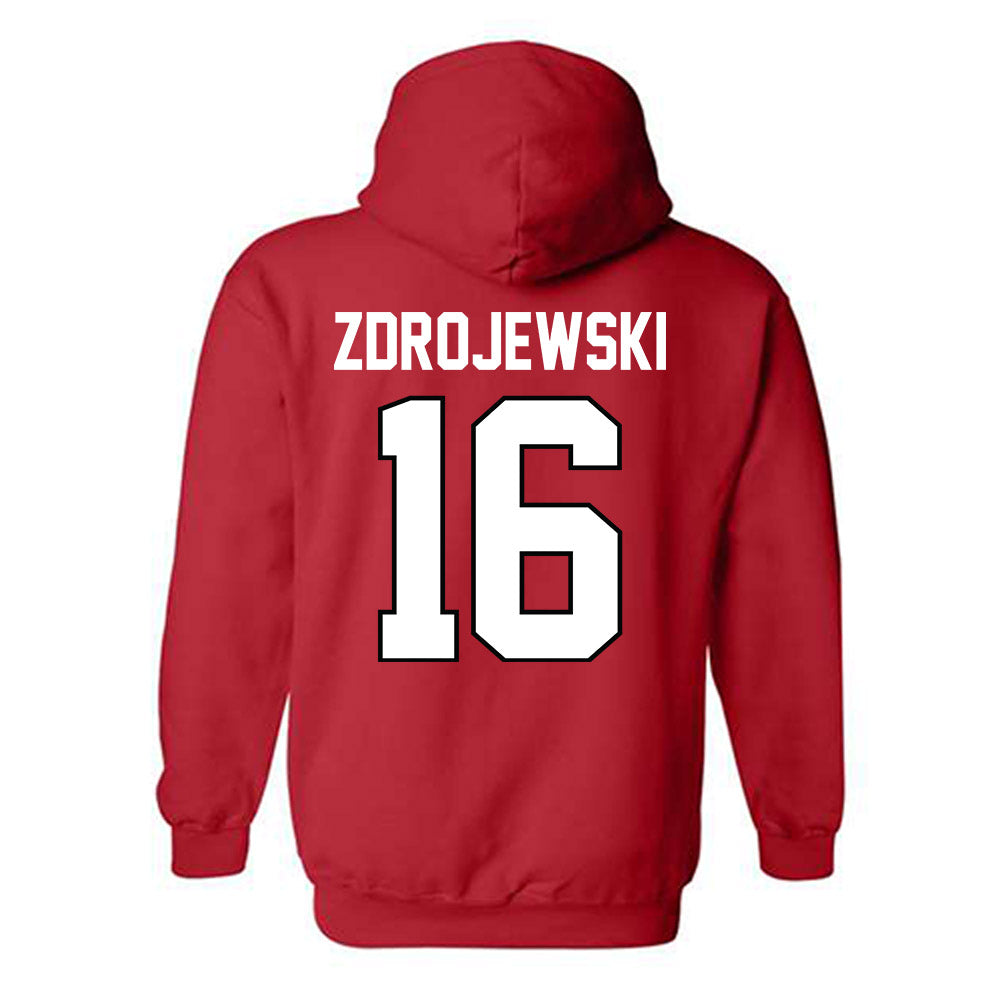 Texas Tech - NCAA Women's Soccer : Taylor Zdrojewski - Classic Shersey Hooded Sweatshirt-1