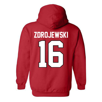 Texas Tech - NCAA Women's Soccer : Taylor Zdrojewski - Classic Shersey Hooded Sweatshirt-1