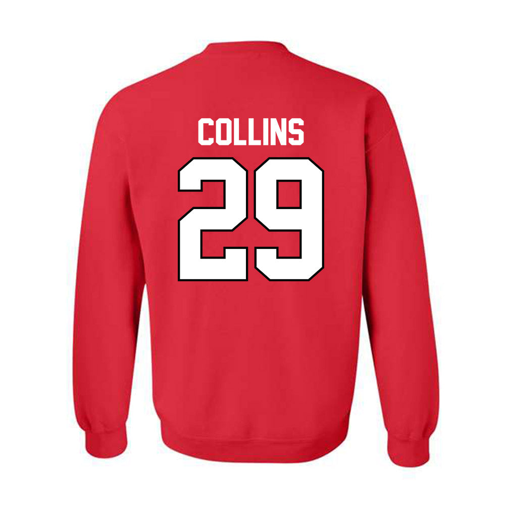 Texas Tech - NCAA Football : Chief Collins - Classic Shersey Crewneck Sweatshirt-1