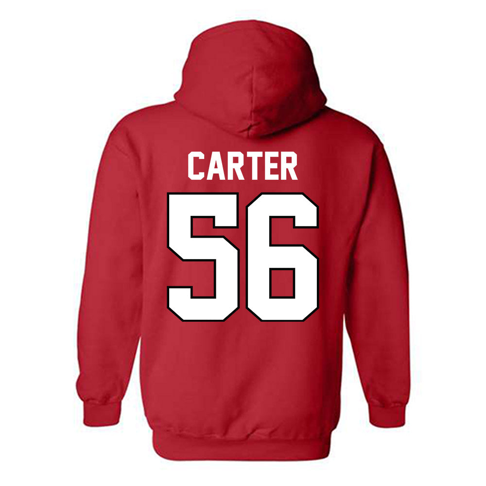 Texas Tech - NCAA Football : Davion Carter - Classic Shersey Hooded Sweatshirt