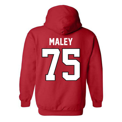 Texas Tech - NCAA Football : Garin Maley - Classic Shersey Hooded Sweatshirt-1