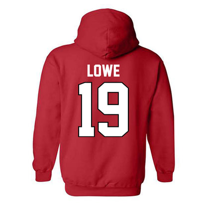 Texas Tech - NCAA Baseball : Jonny Lowe - Classic Shersey Hooded Sweatshirt-1