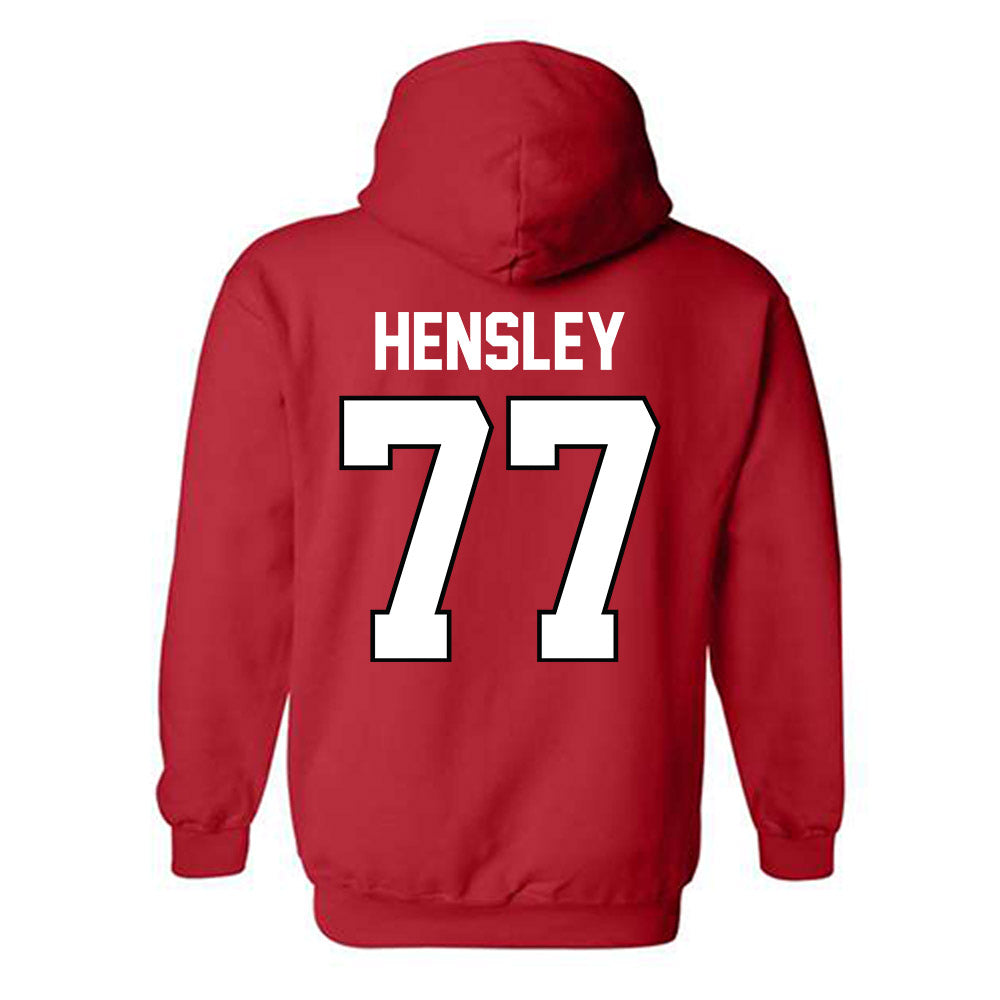 Texas Tech - NCAA Softball : Timber Hensley - Classic Shersey Hooded Sweatshirt-1