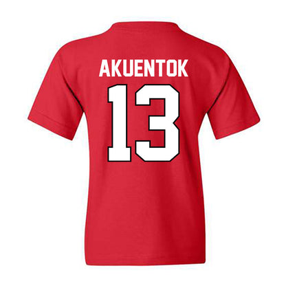 Texas Tech - NCAA Men's Basketball : Marial Akuentok - Classic Shersey Youth T-Shirt-1