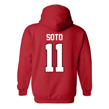 Texas Tech - NCAA Women's Soccer : Chloe Soto - Classic Shersey Hooded Sweatshirt-1