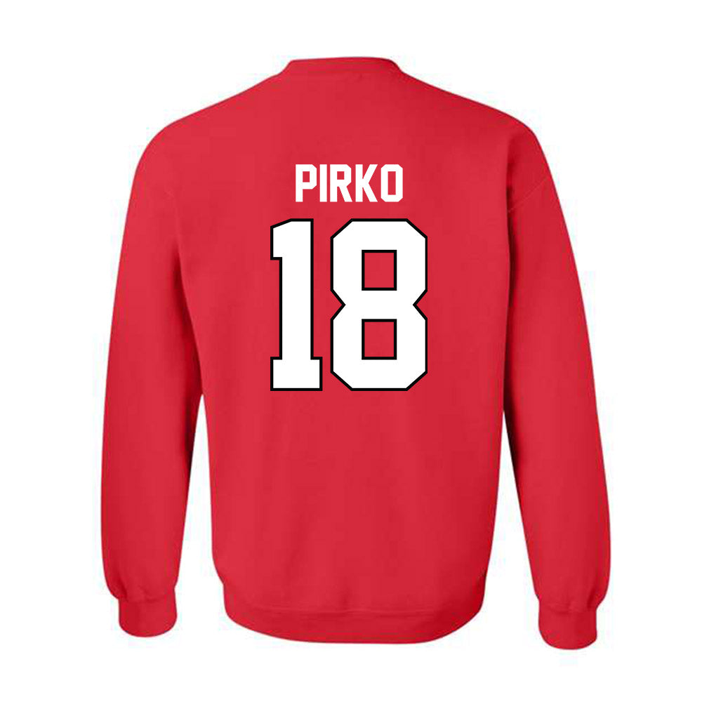 Texas Tech - NCAA Baseball : lukas pirko - Classic Shersey Crewneck Sweatshirt-1