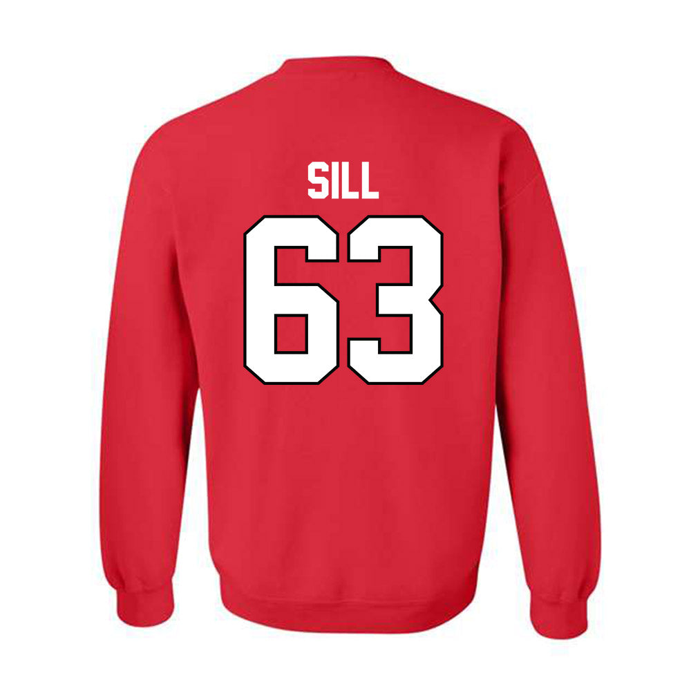 Texas Tech - NCAA Football : Daniel Sill - Classic Shersey Crewneck Sweatshirt-1