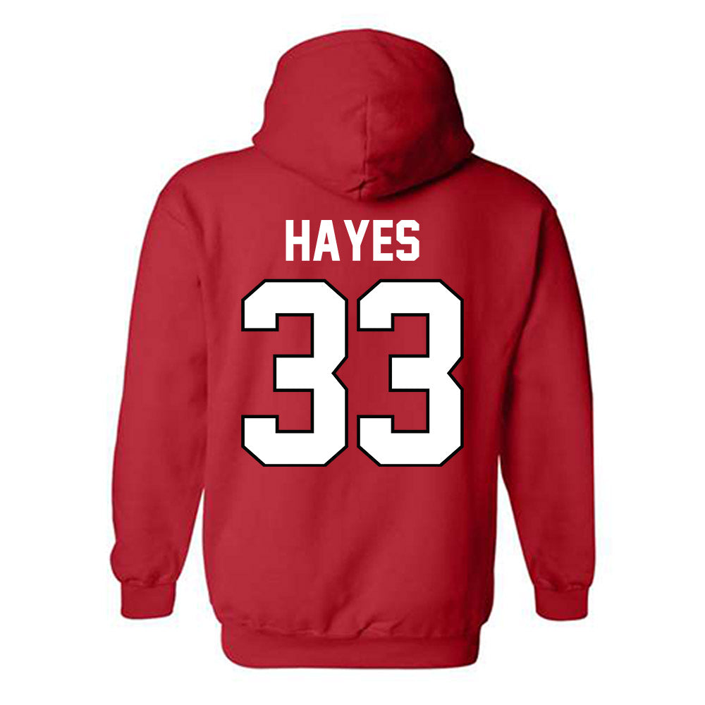 Texas Tech - NCAA Baseball : Adam Hayes - Classic Shersey Hooded Sweatshirt-1