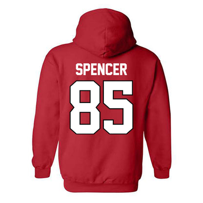 Texas Tech - NCAA Football : Dylan Spencer - Classic Shersey Hooded Sweatshirt-1