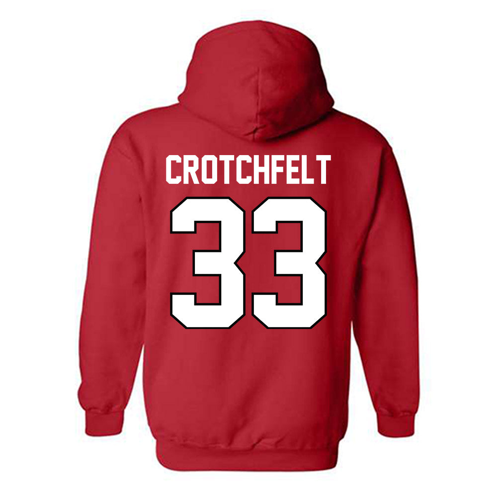 Texas Tech - NCAA Baseball : Zach Crotchfelt - Classic Shersey Hooded Sweatshirt-1