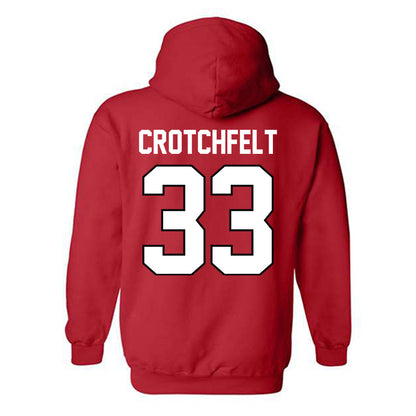 Texas Tech - NCAA Baseball : Zach Crotchfelt - Classic Shersey Hooded Sweatshirt-1