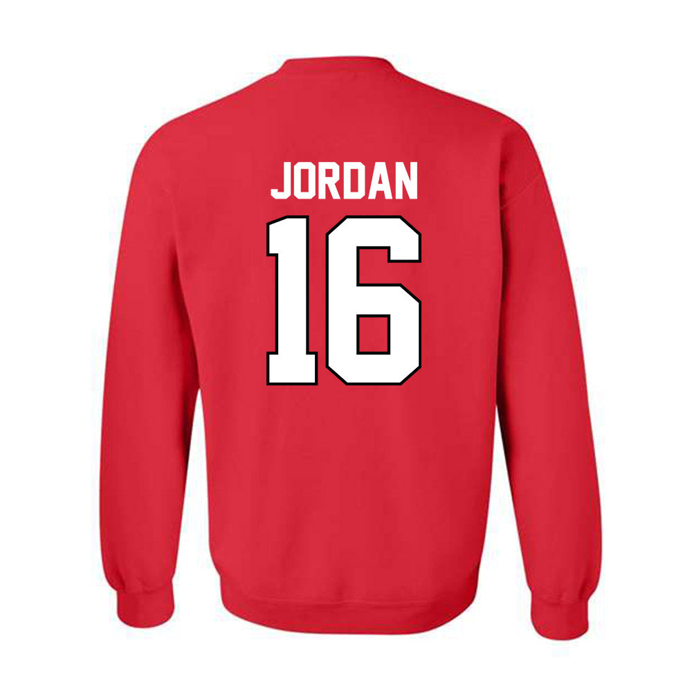Texas Tech - NCAA Baseball : Will Jordan - Classic Shersey Crewneck Sweatshirt-1