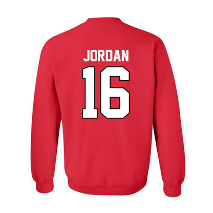 Texas Tech - NCAA Baseball : Will Jordan - Classic Shersey Crewneck Sweatshirt-1