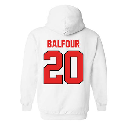 Texas Tech - NCAA Football : Dontae Balfour - Classic Shersey Hooded Sweatshirt-1