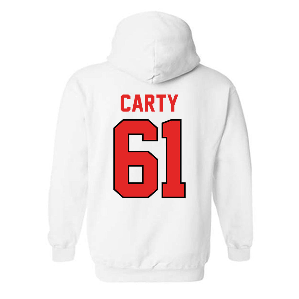 Texas Tech - NCAA Football : Connor Carty - Classic Shersey Hooded Sweatshirt-1