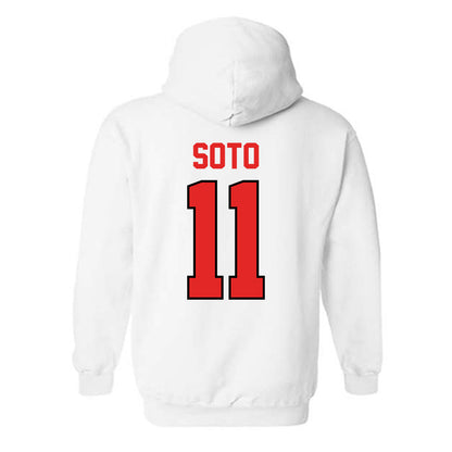 Texas Tech - NCAA Women's Soccer : Chloe Soto - Classic Shersey Hooded Sweatshirt-1
