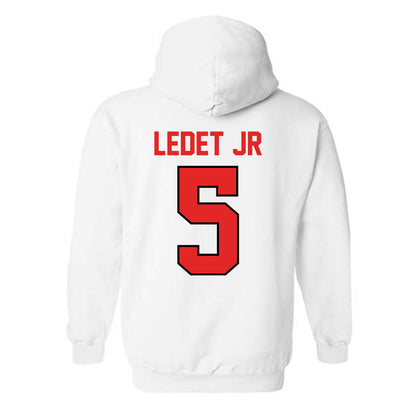 Texas Tech - NCAA Football : Quincy Ledet Jr - Classic Shersey Hooded Sweatshirt