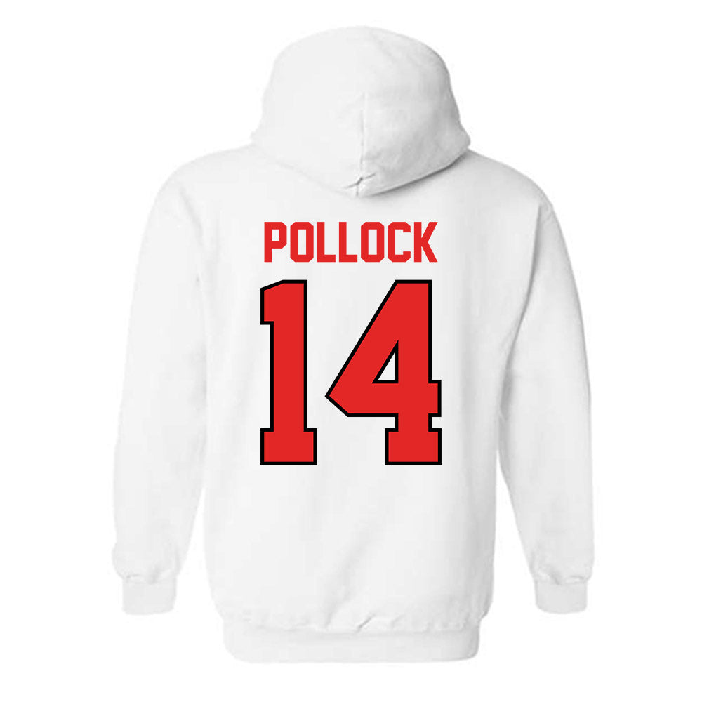 Texas Tech - NCAA Football : Brice Pollock - Classic Shersey Hooded Sweatshirt-1