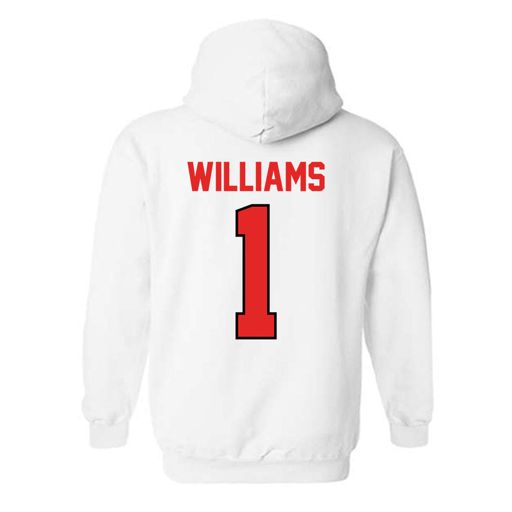 Texas Tech - NCAA Softball : Mia Williams - Classic Shersey Hooded Sweatshirt-1