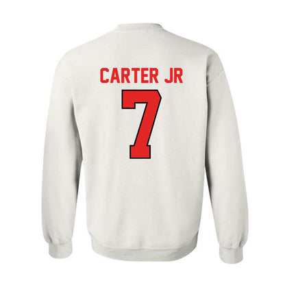 Texas Tech - NCAA Football : Terrance Carter Jr - Classic Shersey Crewneck Sweatshirt-1
