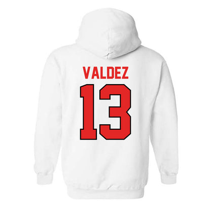 Texas Tech - NCAA Softball : Victoria Valdez - Classic Shersey Hooded Sweatshirt-1
