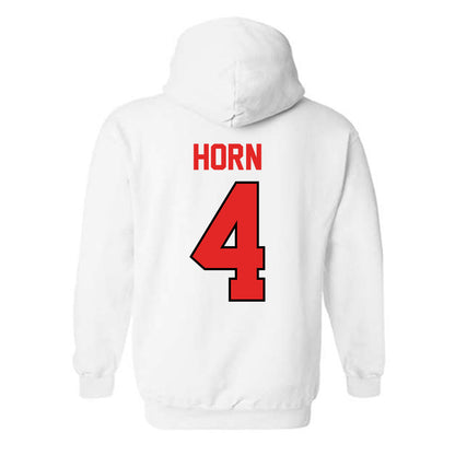 Texas Tech - NCAA Football : Maurion Horn - Classic Shersey Hooded Sweatshirt
