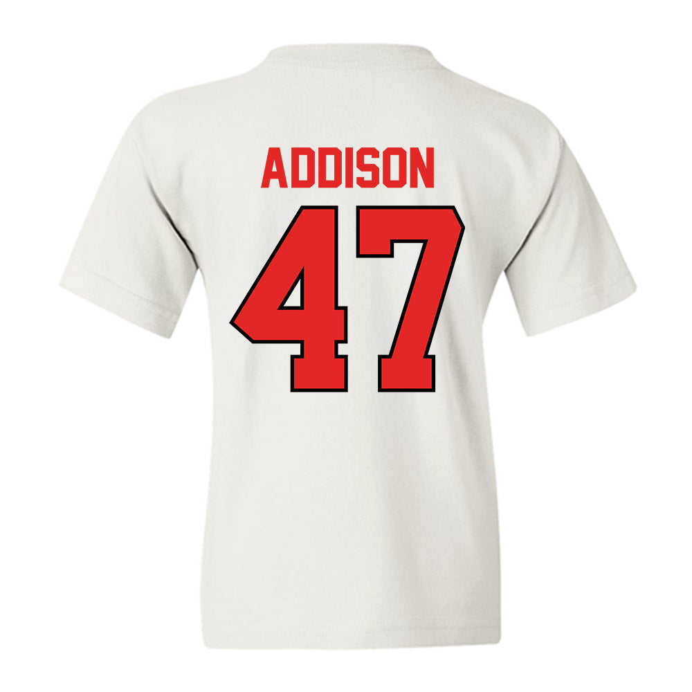 Texas Tech - NCAA Baseball : Logan Addison - Classic Shersey Youth T-Shirt-1