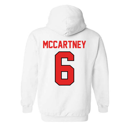 Texas Tech - NCAA Women's Soccer : Emilie McCartney - Classic Shersey Hooded Sweatshirt-1