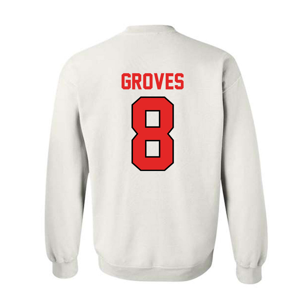 Texas Tech - NCAA Men's Basketball : Nolan Groves - Classic Shersey Crewneck Sweatshirt-1