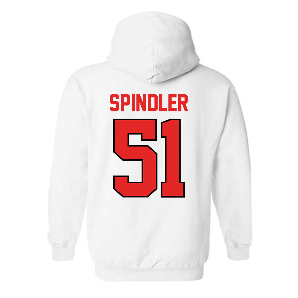 Texas Tech - NCAA Baseball : Jake Spindler - Classic Shersey Hooded Sweatshirt-1